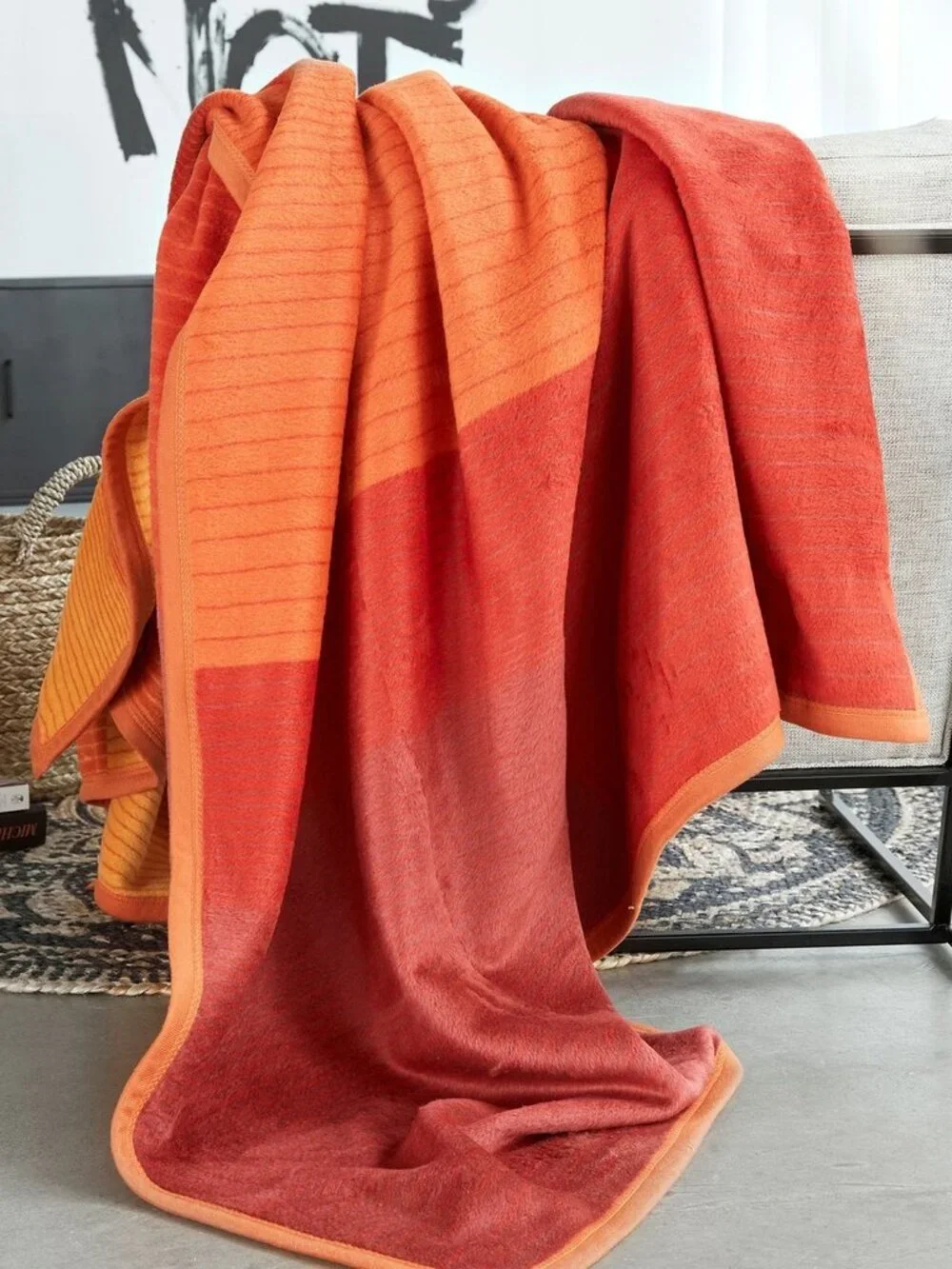 IBENA Grenada Blanket Orange